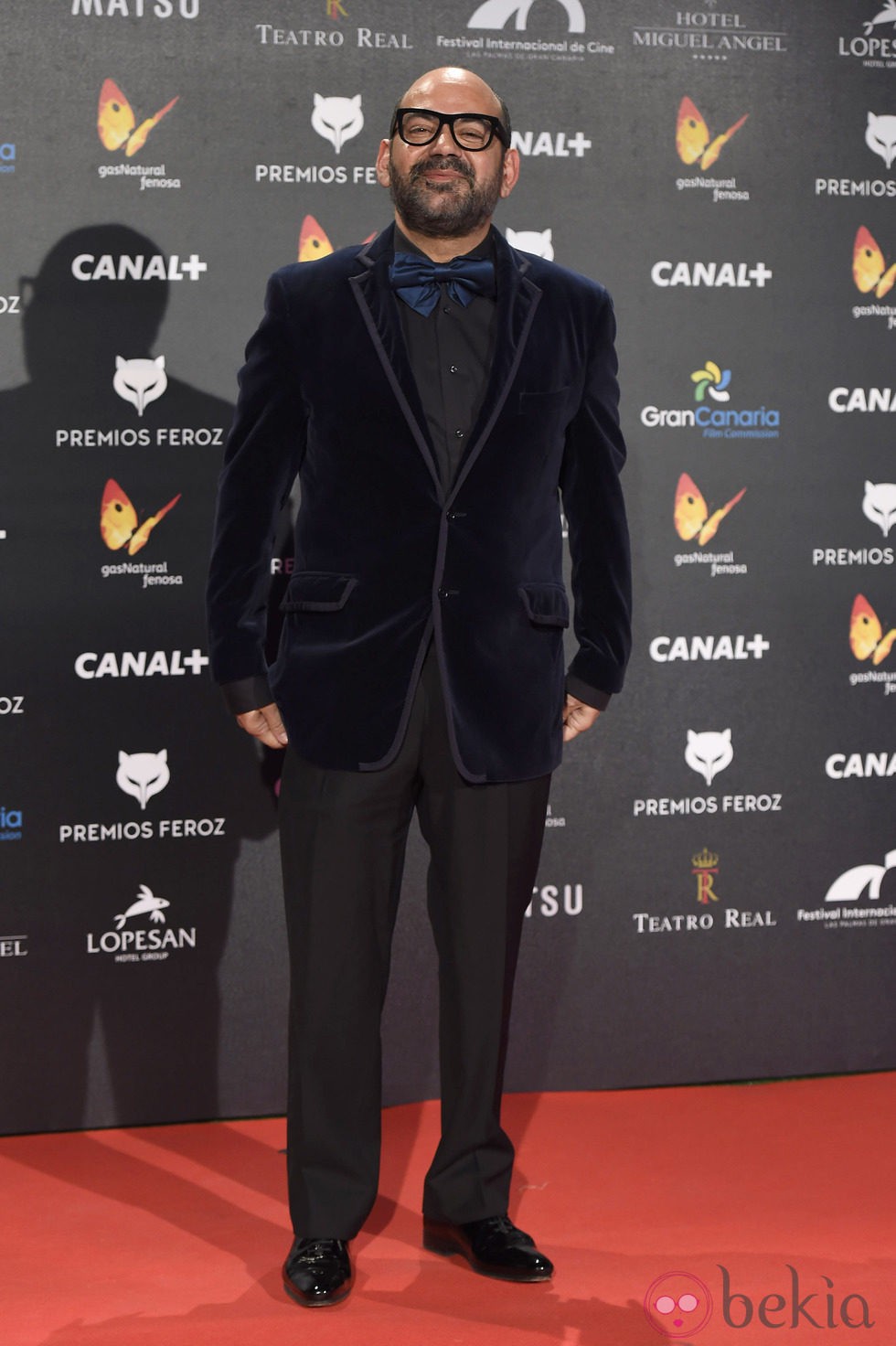 José Corbacho en la alfombra roja de los Premios Feroz 2015