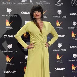 Yolanda Ramos en la alfombra roja de los Premios Feroz 2015