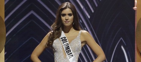 La Miss Colombia Paulina Vega en la gala final de Miss Universo 2015