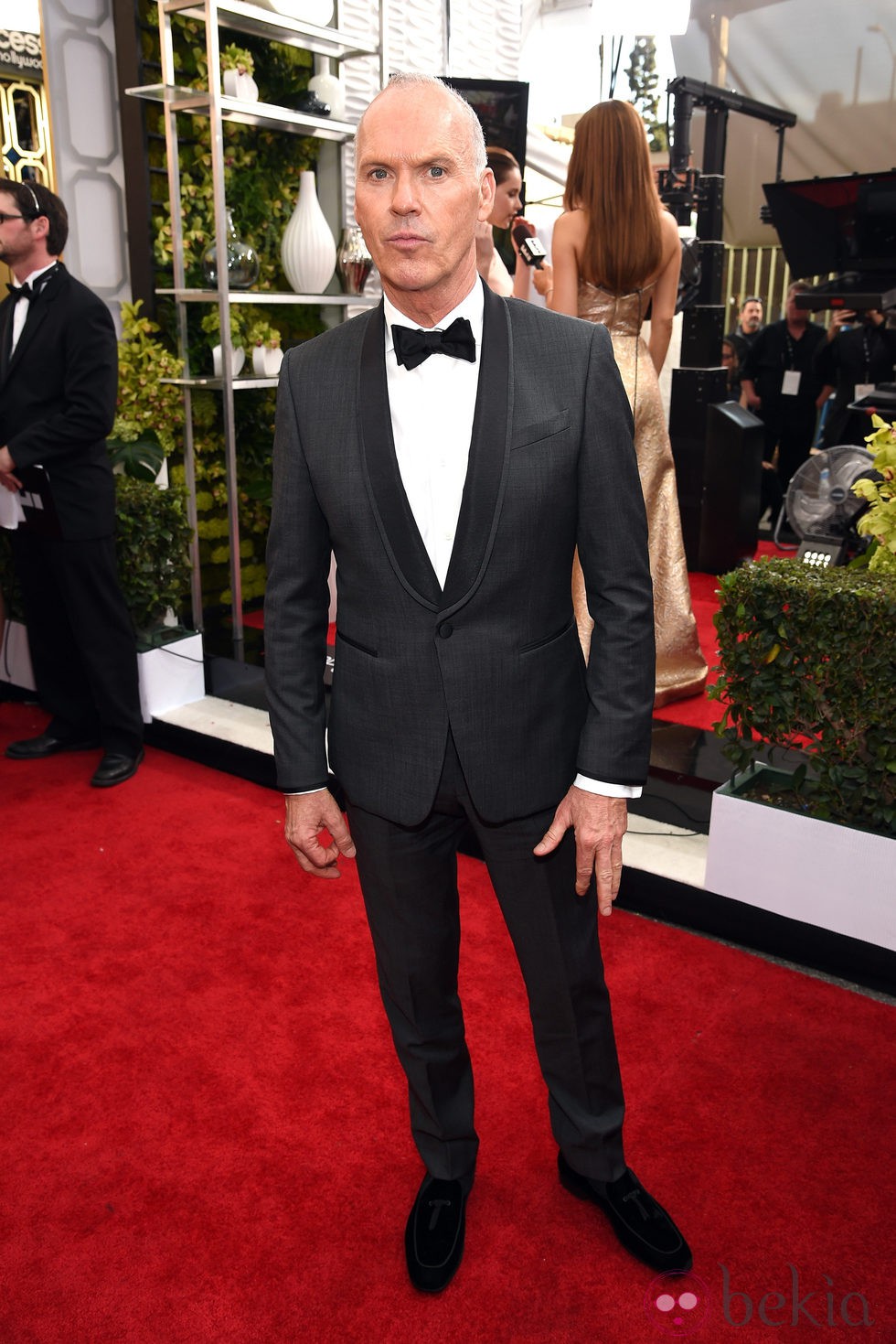 Michael Keaton posa en la alfombra roja de los Screen Actors Guild Awards 2015