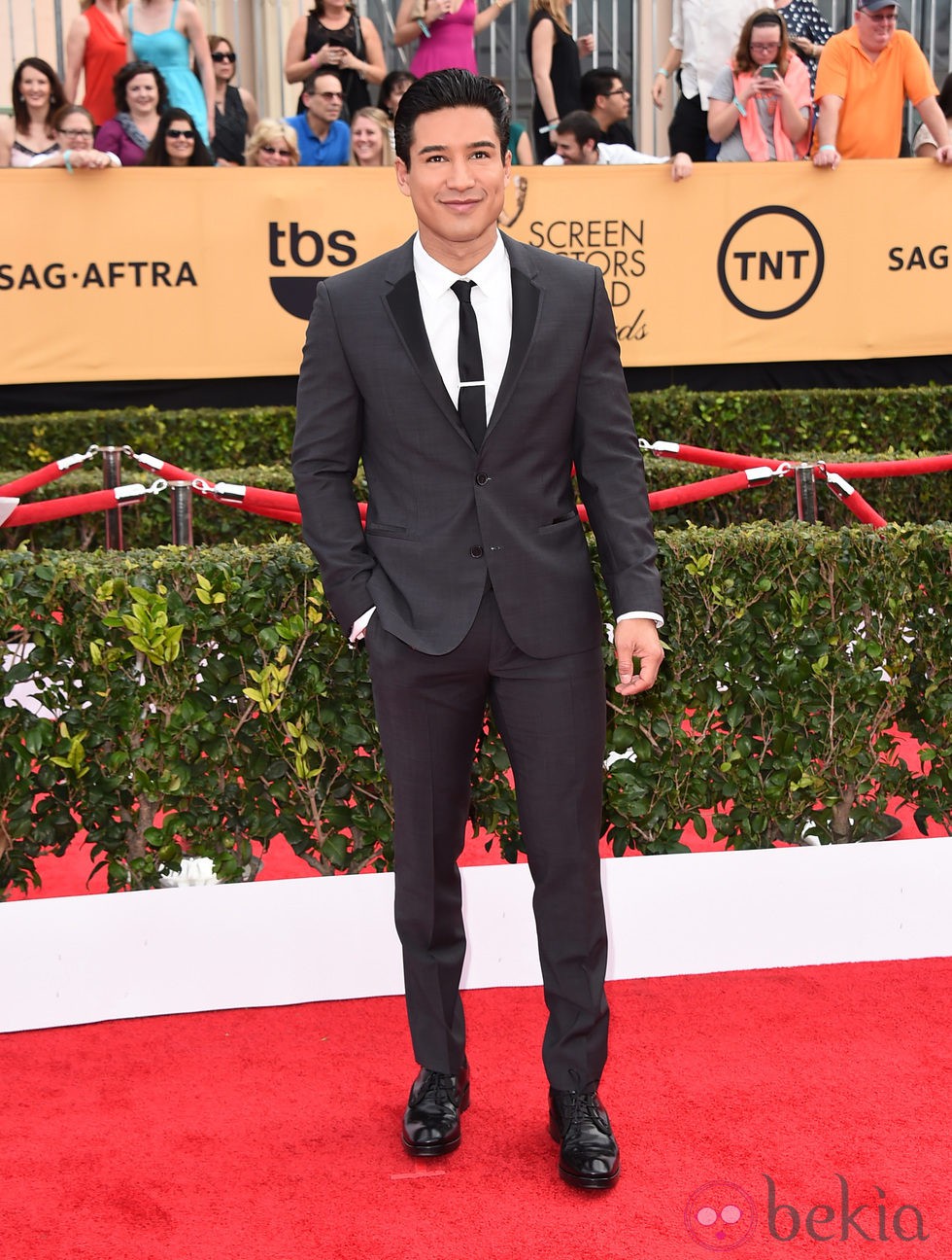 Mario Lopez en la alfombra roja de los Screen Actors Guild Awards 2015
