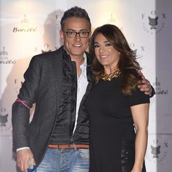 Raquel Bollo y Kiko Hernández en la fiesta de La Fábrica de la Tele