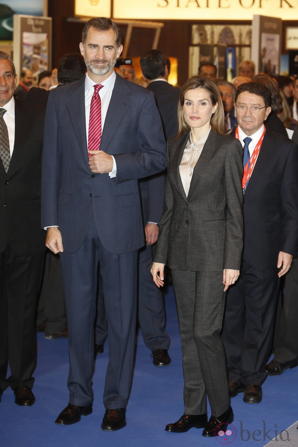 Los Reyes Felipe y Letizia en la inauguración de FITUR 2015