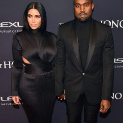Kim Kardashian y Kanye West  en los premios 'BET Honors 2015 '