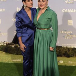Inma Cuesta y Candela Peña en el estreno de 'Las ovejas no pierden el tren'