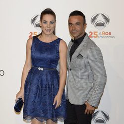 Alicia Senovilla y Luis Rollán en la fiesta del 25º Aniversario de Antena 3