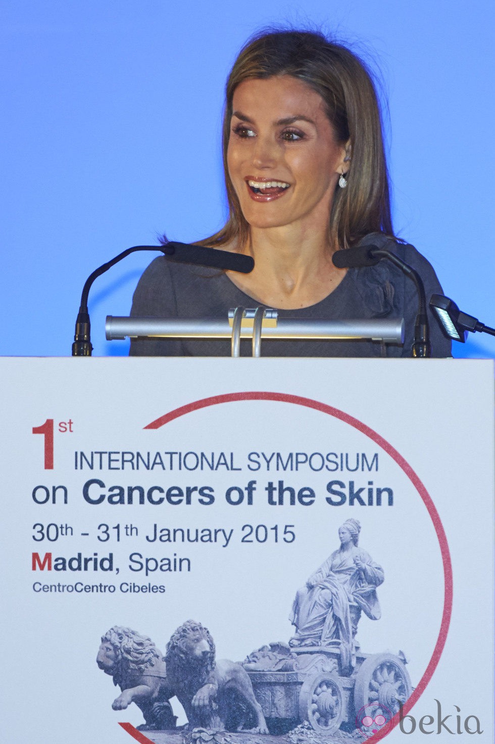 La Reina Letizia en su discurso en la apertura del 1st International Symposium on Cancers of the Skin