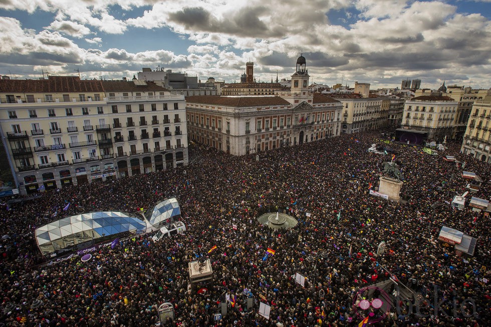 Manifestación '31E: La Marcha Del Cambio' convocada por Podemos