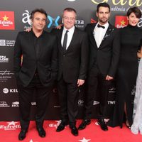 Eduard Fernández, Daniel Monzón, Jesús Castro, Bárbara Lennie y Mariam Bachir en los Premios Gaudí 2015