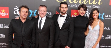 Eduard Fernández, Daniel Monzón, Jesús Castro, Bárbara Lennie y Mariam Bachir en los Premios Gaudí 2015