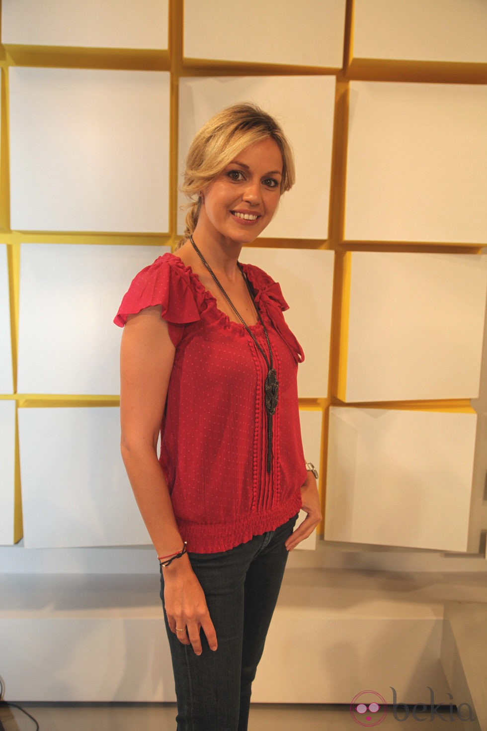 María Rodríguez Vico en la presentación de 13TV