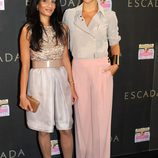Bar Refaeli y Megha Mittal en la inauguración de la tienda Escada en Barcelona