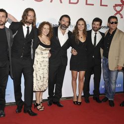 El elenco de 'Isabel' posa en el preestreno de la serie en el Festival de San Sebastián