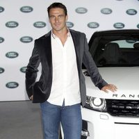 Tommy Robledo en la presentación del coche 'Range Rover Evoque'