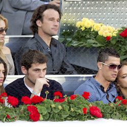 Cristiano Ronaldo e Irina Shayk  junto a Iker Casillas y Sara Carbonero