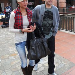 El futbolista Andrés Iniesta y su novia Anna Ortiz