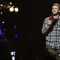 Justin Timberlake en el escenario del Festival iHeartRadio