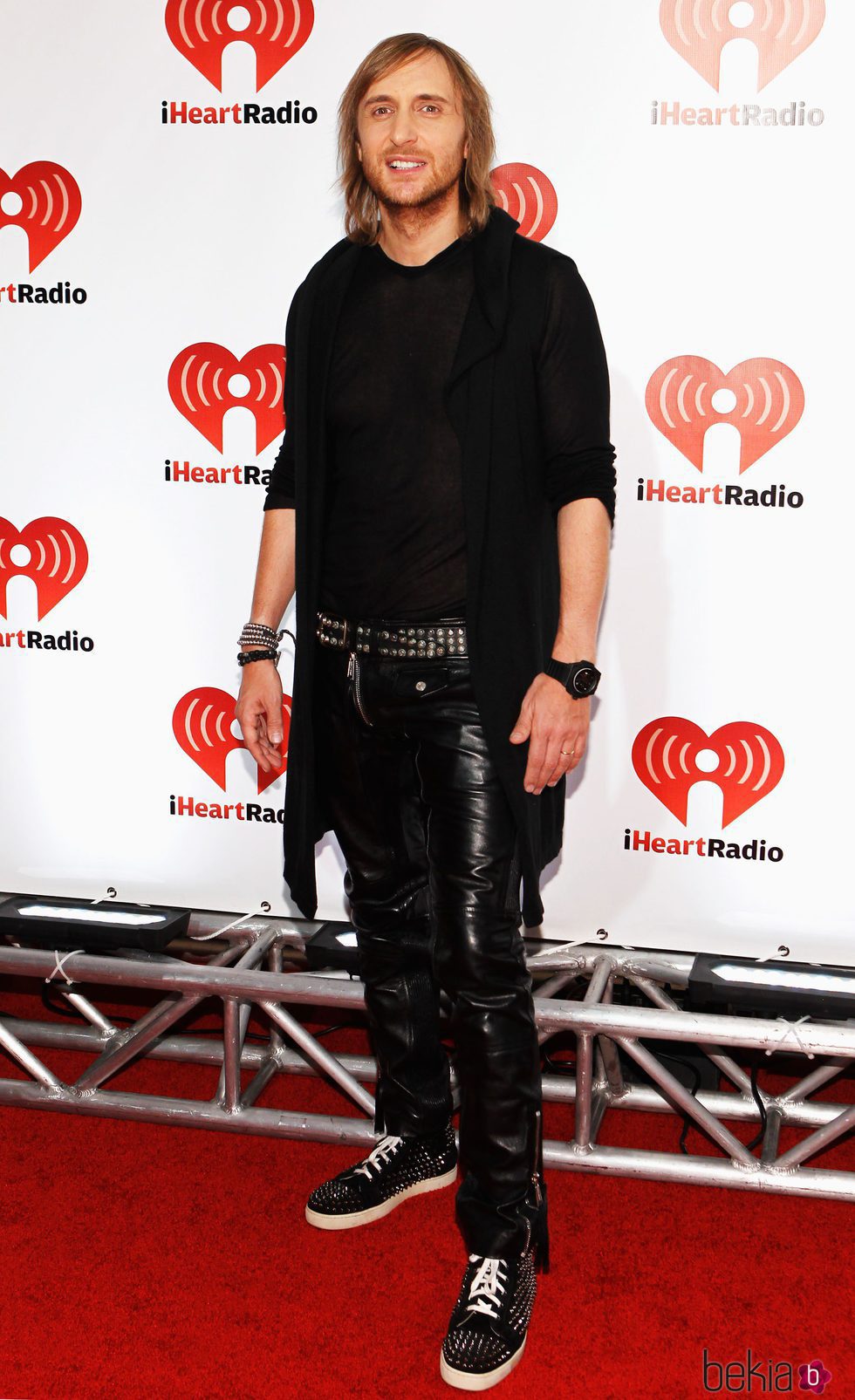 David Guetta en la alfombra roja del Festival iHeartRadio