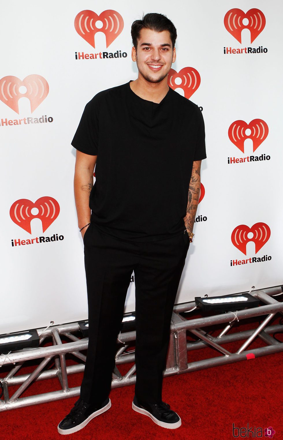 Robert Kardashian Jr. en la alfombra roja del Festival iHeartRadio