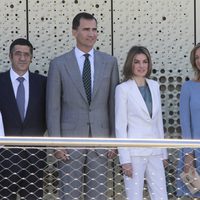 Patxi López, los Príncipes de Asturias, Cristina Garmendia y Juan Mari Arzak en la inauguración del BCC
