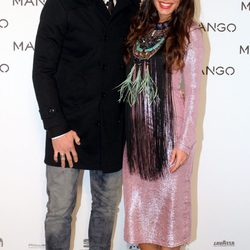 Felipe López y Mireia Canalda en el desfile de Mango en 080 Barcelona fashion primavera/verano 2015