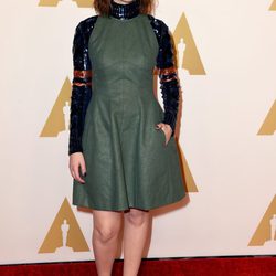 Felicity Jones en el almuerzo de los nominados a los Premios Oscar 2015