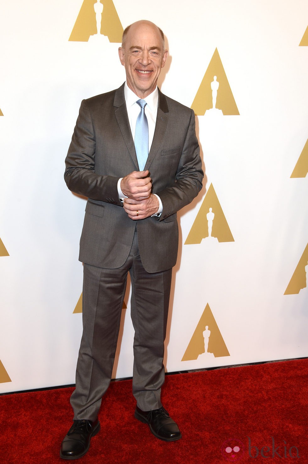 J.K. Simmons en el almuerzo de los nominados a los Premios Oscar 2015