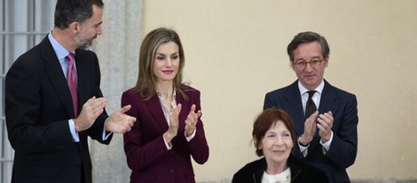 Alicia Hermida recibe la Medalla de Oro al Mérito en las Bellas Artes 2013 de manos de los Reyes Felipe y Letizia