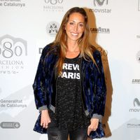 Gemma Mengual en el desfile de Desigual en 080 Barcelona fashion primavera/verano 2015