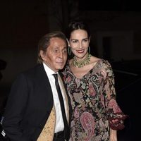 Valentino y Adriana Abascal en la fiesta en honor a Valentino celebrada en Madrid
