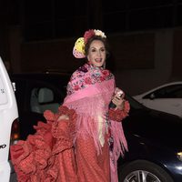 Naty Abascal en la fiesta en honor a Valentino celebrada en Madrid