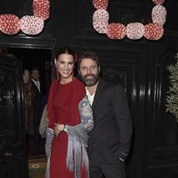 Laura Sánchez y David Ascanio en la fiesta en honor a Valentino celebrada en Madrid