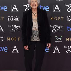 Asunción Balaguer en la alfombra roja de los premios Goya 2015