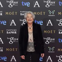 Asunción Balaguer en la alfombra roja de los premios Goya 2015