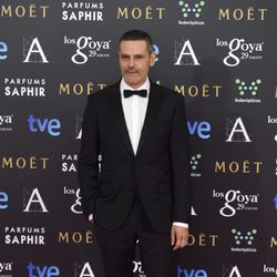 Roberto Enríquez en la alfombra roja de los premios Goya 2015