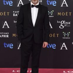 Javier Gutiérrez en la alfombra roja de los premios Goya 2015