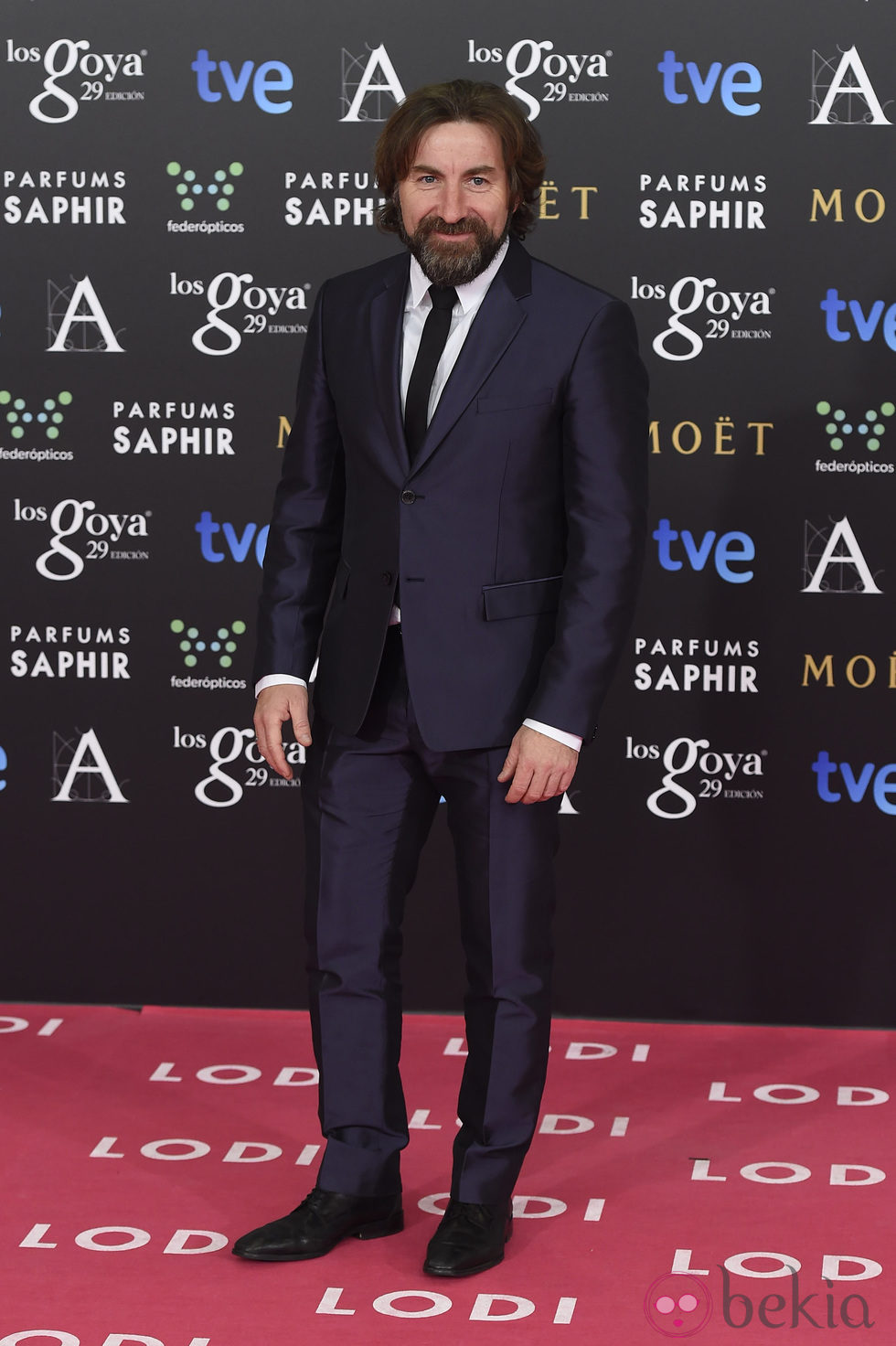 Antonio de la Torre en la alfombra roja de los Goya 2015
