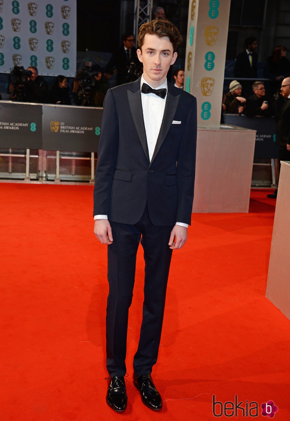 Matthew Beard en los Premios BAFTA 2015