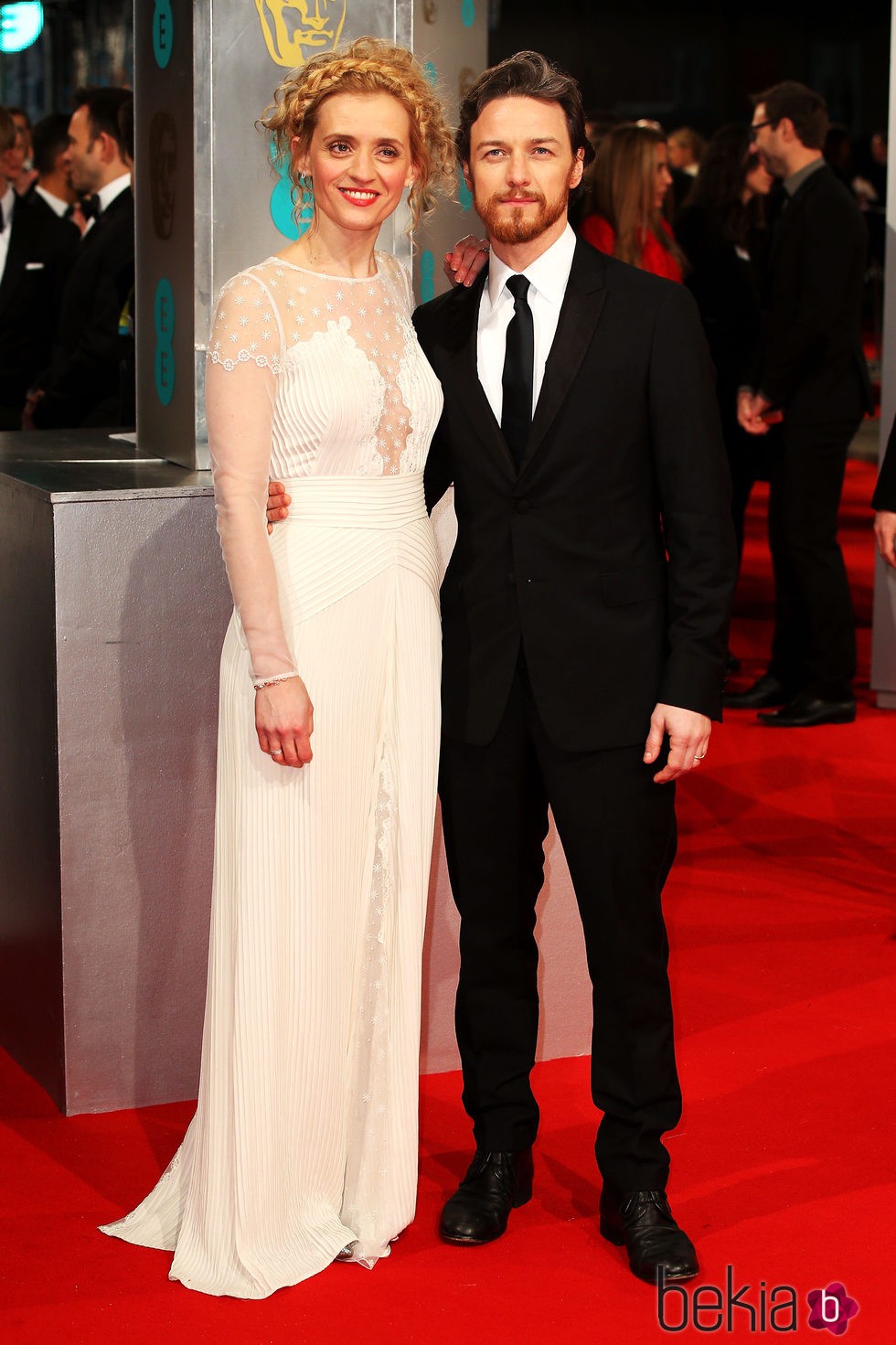 James McAvoy y Anne-Marie Duff en los Premios BAFTA 2015