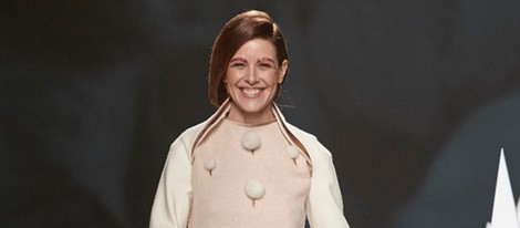 Raquel Sánchez Silva desfila para Ion Fiz en Madrid Fashion Week otoño/invierno 2015/2016