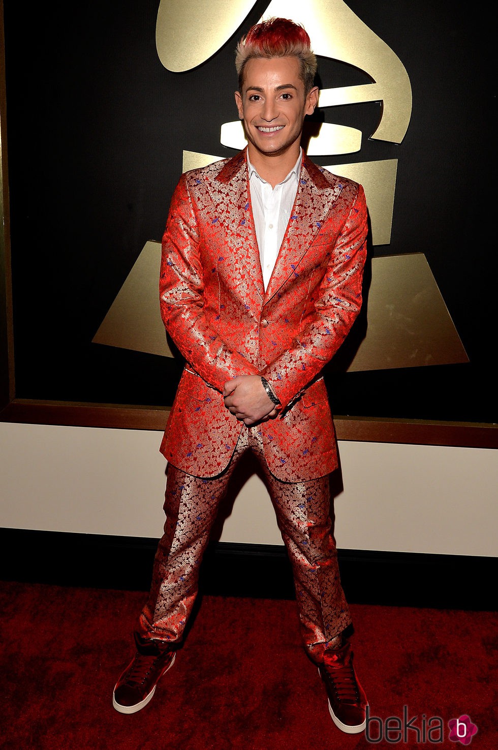 Frankie J. Grande en los Premios Grammy 2015