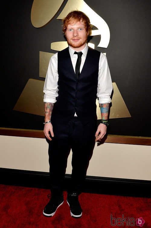 Ed Sheeran en los Grammys 2015