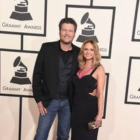 Blake Shelton y Miranda Lambert en los Grammy 2015