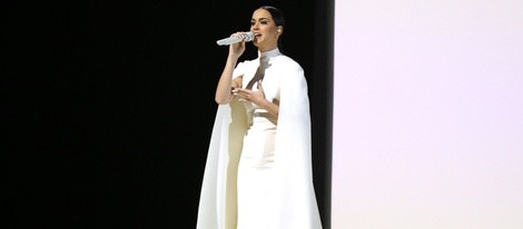 Katy Perry en la gala de los Grammy 2015