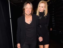 Keith Urban y Nicole Kidman en los premios Grammy 2015