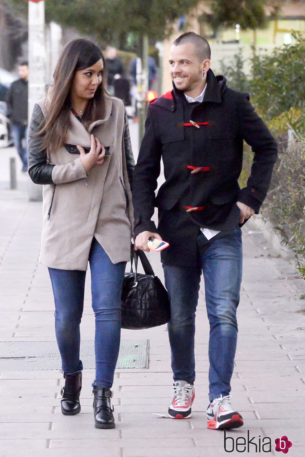 Cristina Pedroche y David Muñoz dando un paseo por Madrid