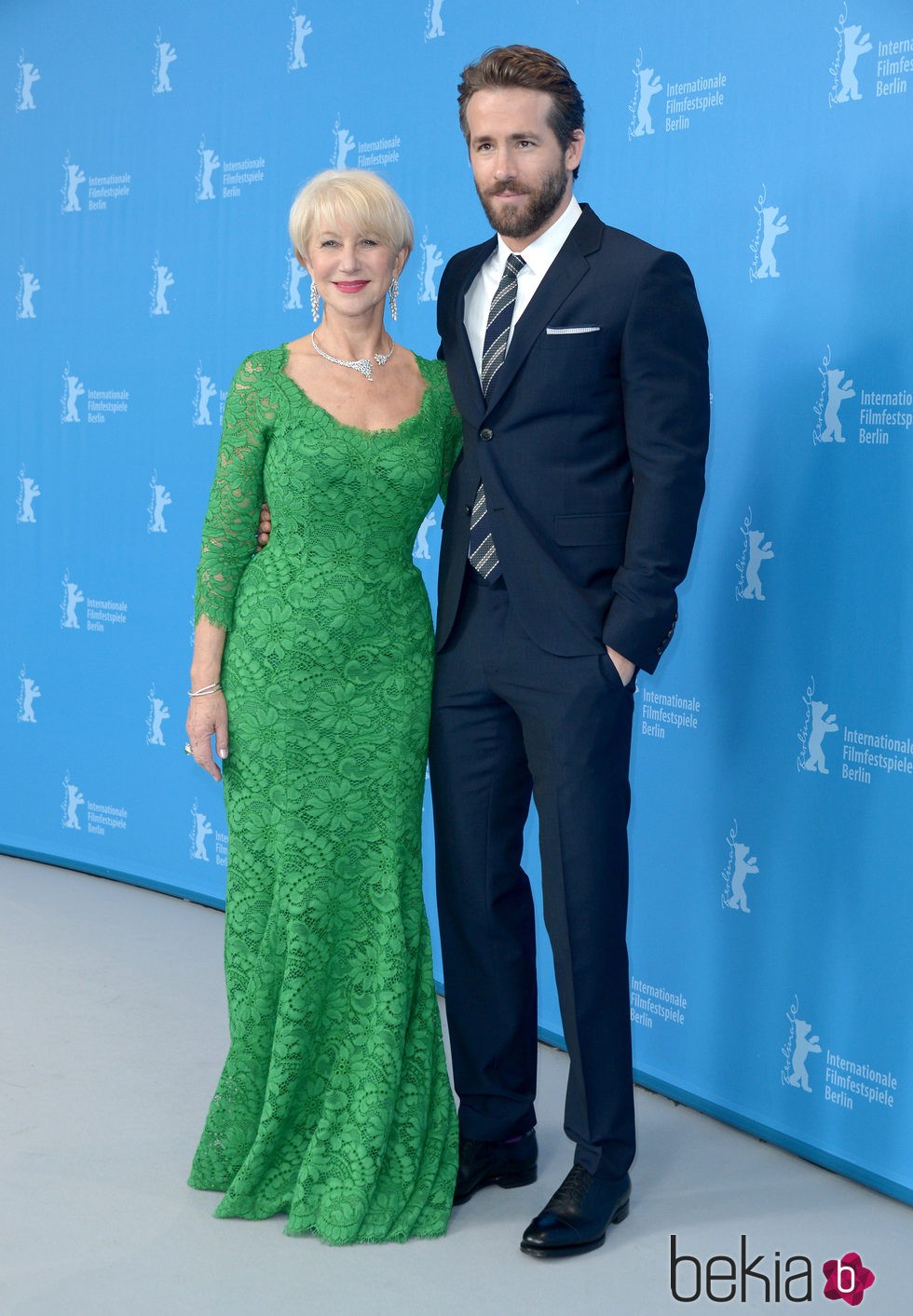 Helen Mirren y Ryan Reynolds en la 65º edición del Festival de Cine de Berlín
