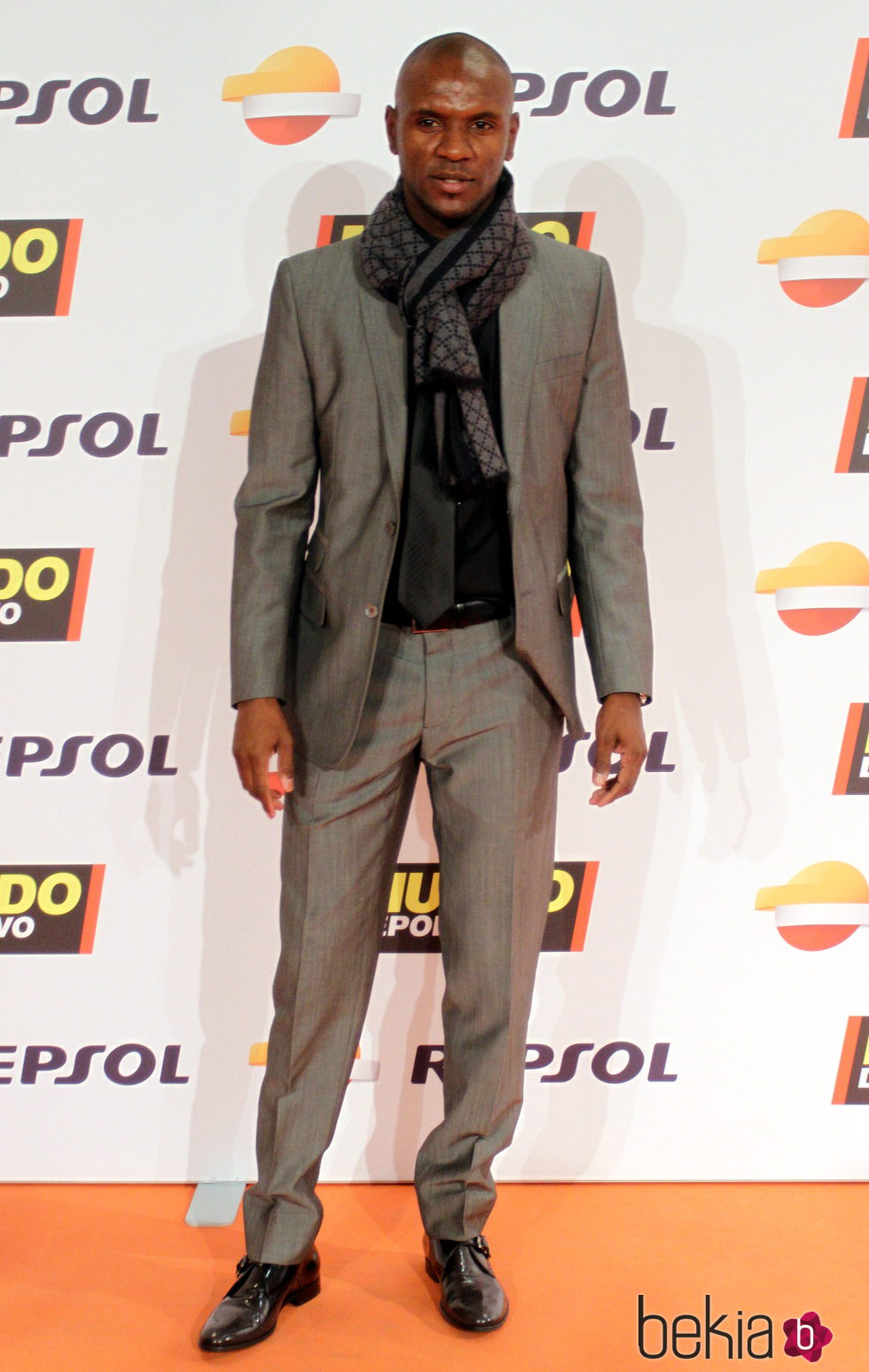 Eric Abidal en la gala Mundo Deportivo 2015