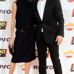 Vanesa Lorenzo y Carles Puyol en la gala Mundo Deportivo 2015
