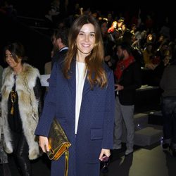 Raquel Sánchez Silva en el front row de Ailanto en la Madrid Fashion Week otoño/invierno 2015/2016